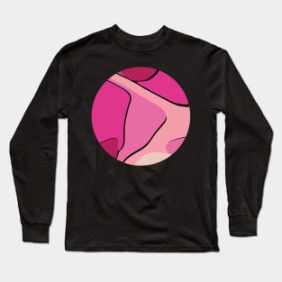 Original abstract modern minimalist design art Long Sleeve T-Shirt